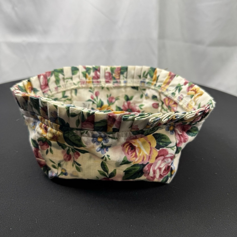 Longaberger Garden Splendor Floral Fabric Basket Liner